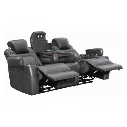 Coaster Korbach Upholstered Power Sofa - Charcoal
