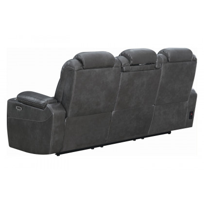 Coaster Korbach Upholstered Power Sofa - Charcoal