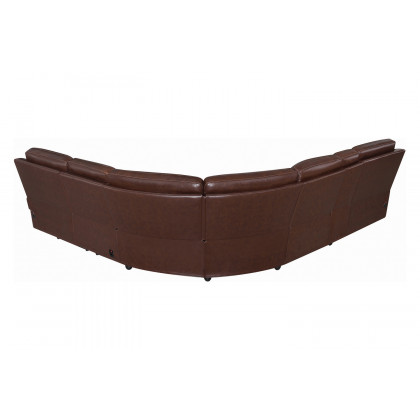 Coaster - Chester 6-Piece Power Sectional in Chocolate