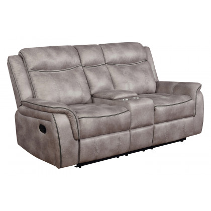 Coaster - Lawrence Upholstered Tufted Back Motion Sofa