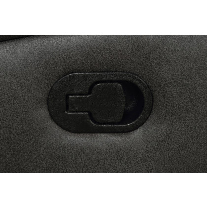 Coaster Lawrence Upholstered Tufted Back Motion Sofa - Charcoal
