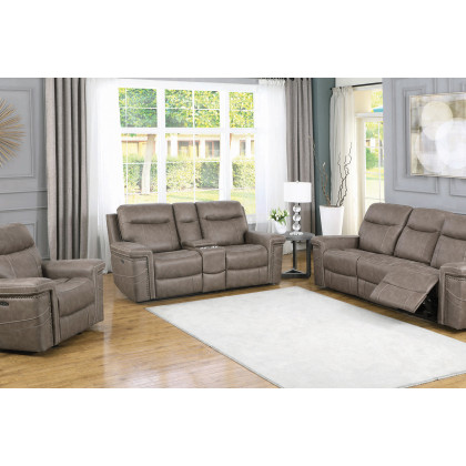 Coaster - Wixom Power Glider Recliner in Taupe