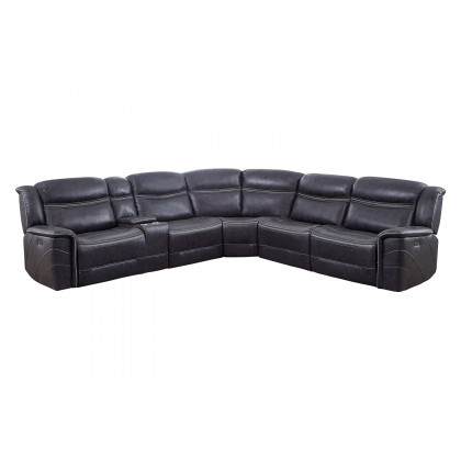 Coaster - Bluefield 6-Piece Modular Motion Sectional in Charcoal