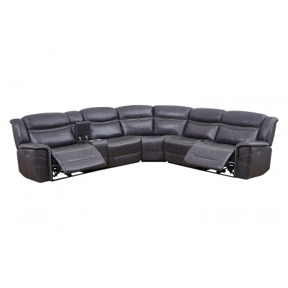 Coaster - Bluefield 6-Piece Modular Motion Sectional in Charcoal