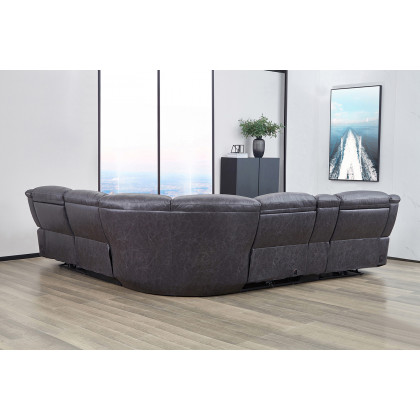 Coaster - Bluefield 6-Piece Modular Motion Sectional in Charcoal