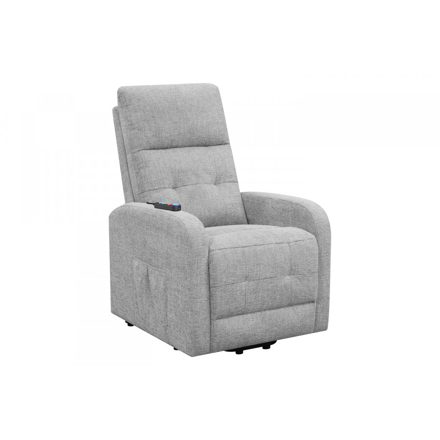 Coaster - Tufted Upholstered Power Lift Recliner