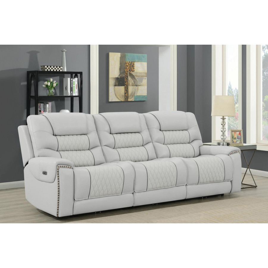 Coaster - Garnet Upholstered Power Reclining Seat And Power Headrest Sofa