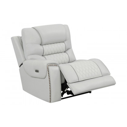 Coaster Garnet Upholstered Power Reclining Seat And Power Headrest Home Theater - Light Gray