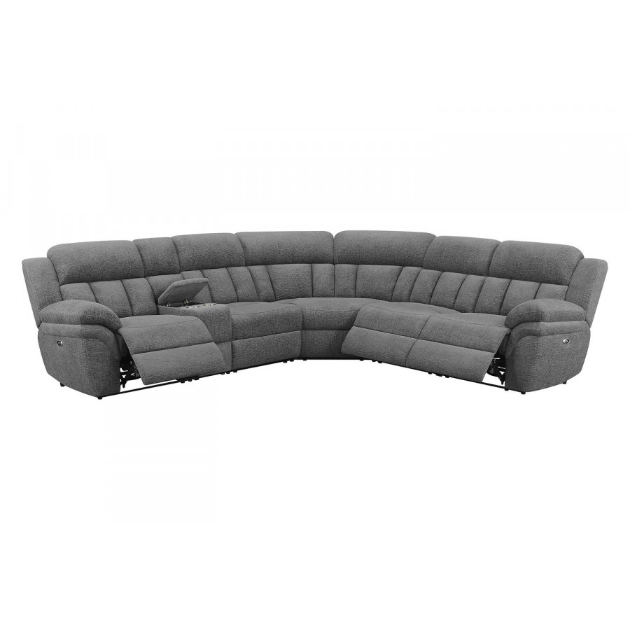 Coaster - Bahrain 6-Piece Upholstered Motion Sectional