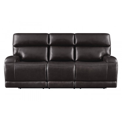 Coaster Longport Upholstered Power Sofa - Dark Brown