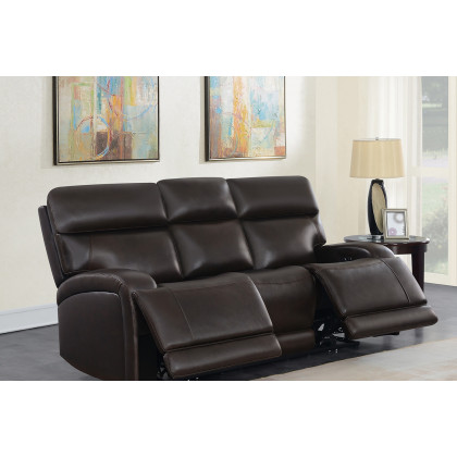 Coaster Longport Upholstered Power Sofa - Dark Brown