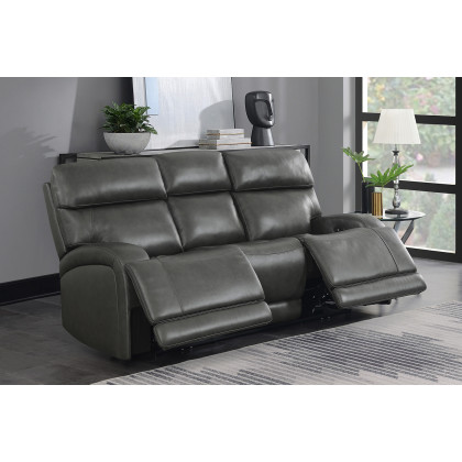 Coaster Longport Upholstered Power Sofa - Charcoal