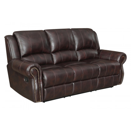 Coaster Sir Rawlinson Upholstered Living Room Set - Dark Brown