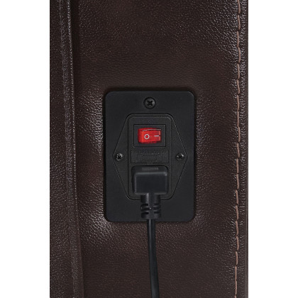 Coaster - North Cushion Back Power Sofa in Dark Brown