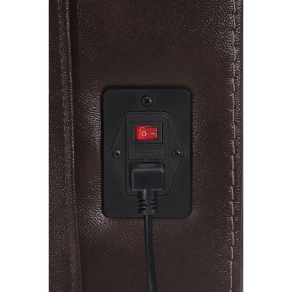 Coaster - North Cushion Back Power Sofa in Dark Brown
