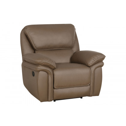 Coaster Breton Upholstered Tufted Back Motion Sofa - Mocha Brown