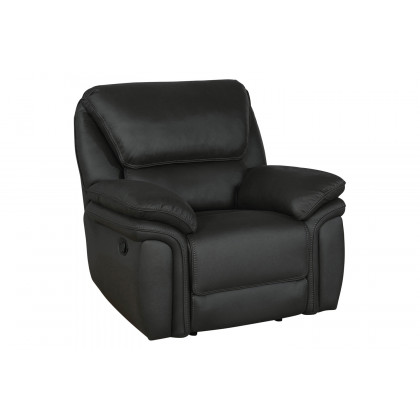 Coaster Breton Upholstered Tufted Living Room Set with Recliner - Dark Charcoal