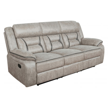 Coaster Greer Upholstered Tufted Living Room Set - Taupe
