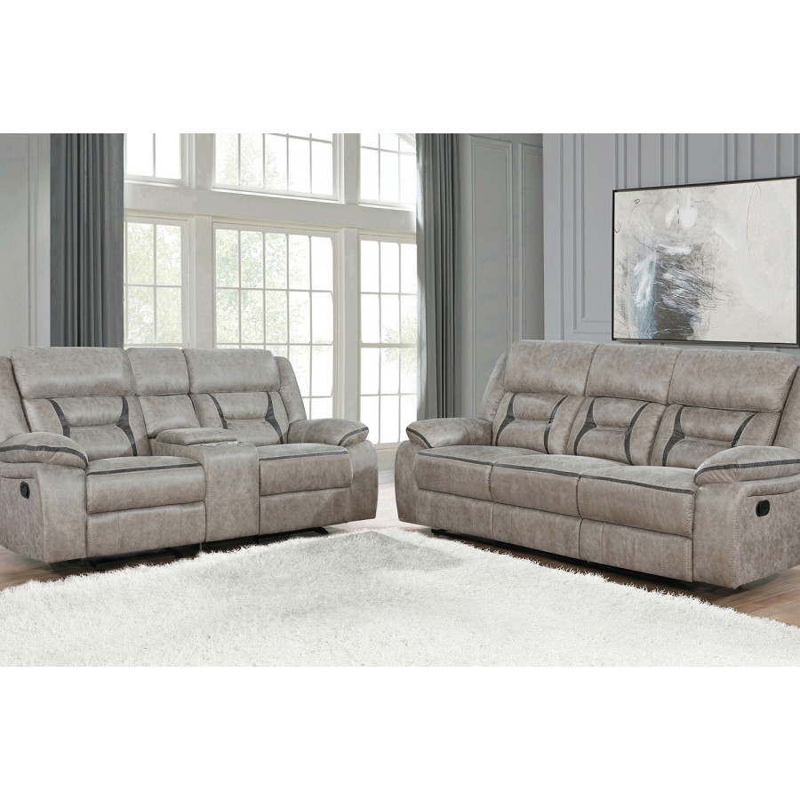 Coaster - Greer Upholstered Tufted Living Room Set