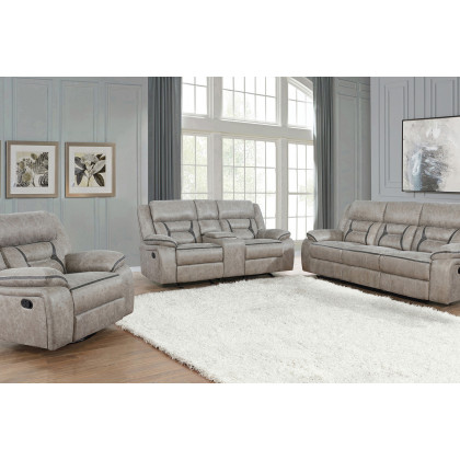 Coaster - Greer Upholstered Tufted Living Room Set