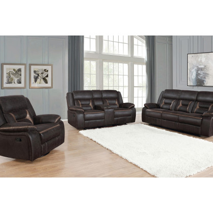 Coaster - Greer Upholstered Tufted Living Room Set