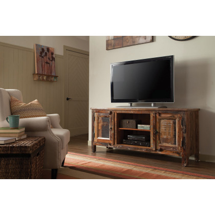 Coaster - 2-Door TV Console in Reclaimed Wood