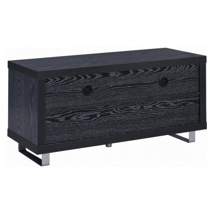 Coaster 48" 3-Drawer TV Console - Black Oak
