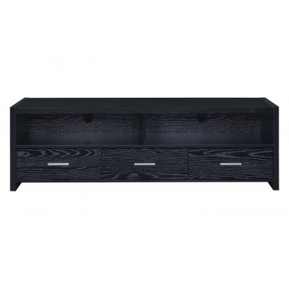 Coaster 62" 3-Drawer TV Console - Black Oak