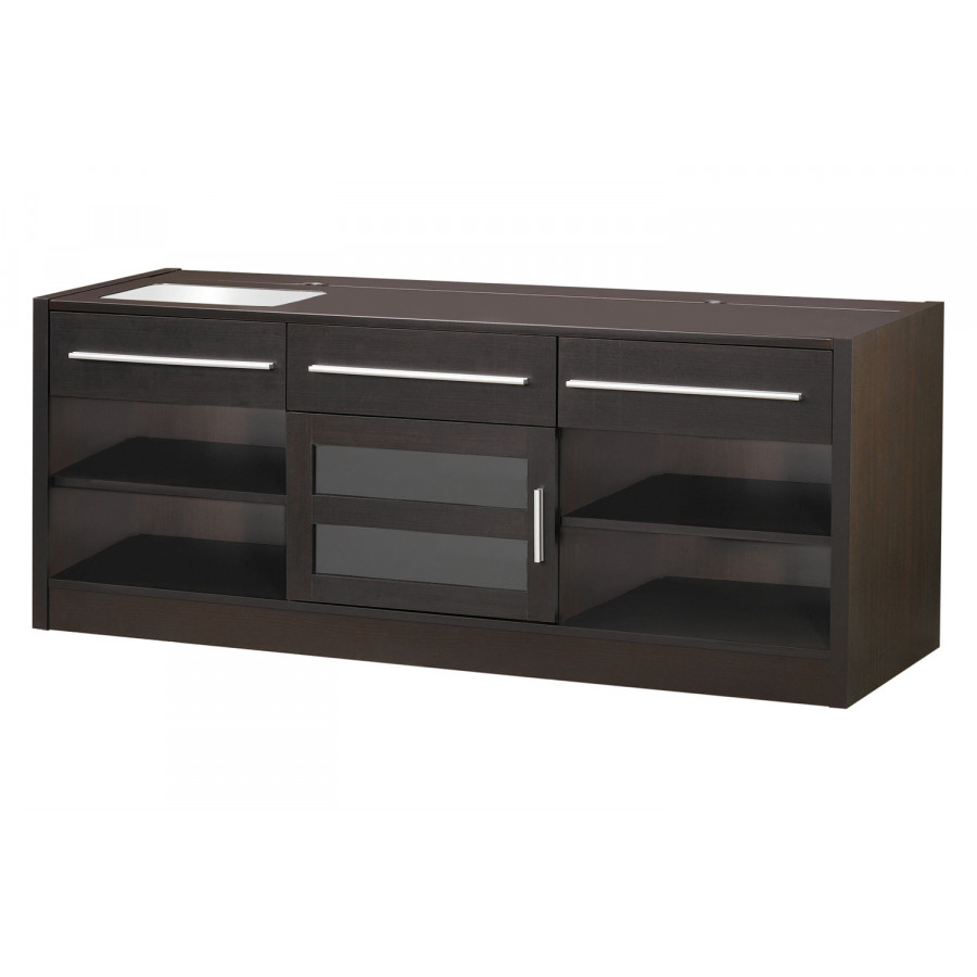Coaster - 3-Drawer Built-In Connect-It TV Console in Cappuccino