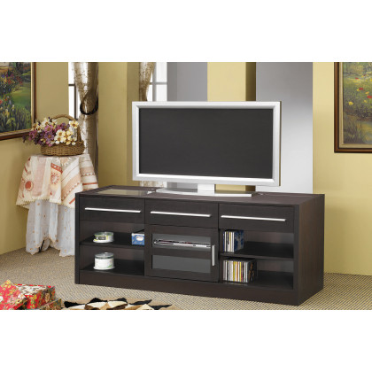 Coaster - 3-Drawer Built-In Connect-It TV Console in Cappuccino