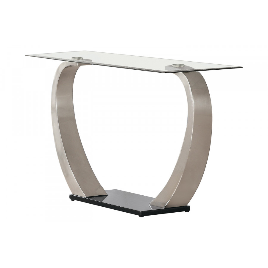 Coaster - Rectangular Sofa Table in Satin