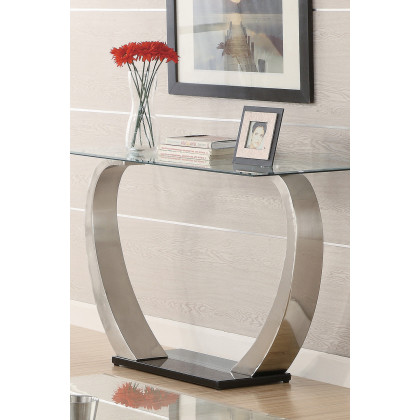 Coaster - Rectangular Sofa Table in Satin