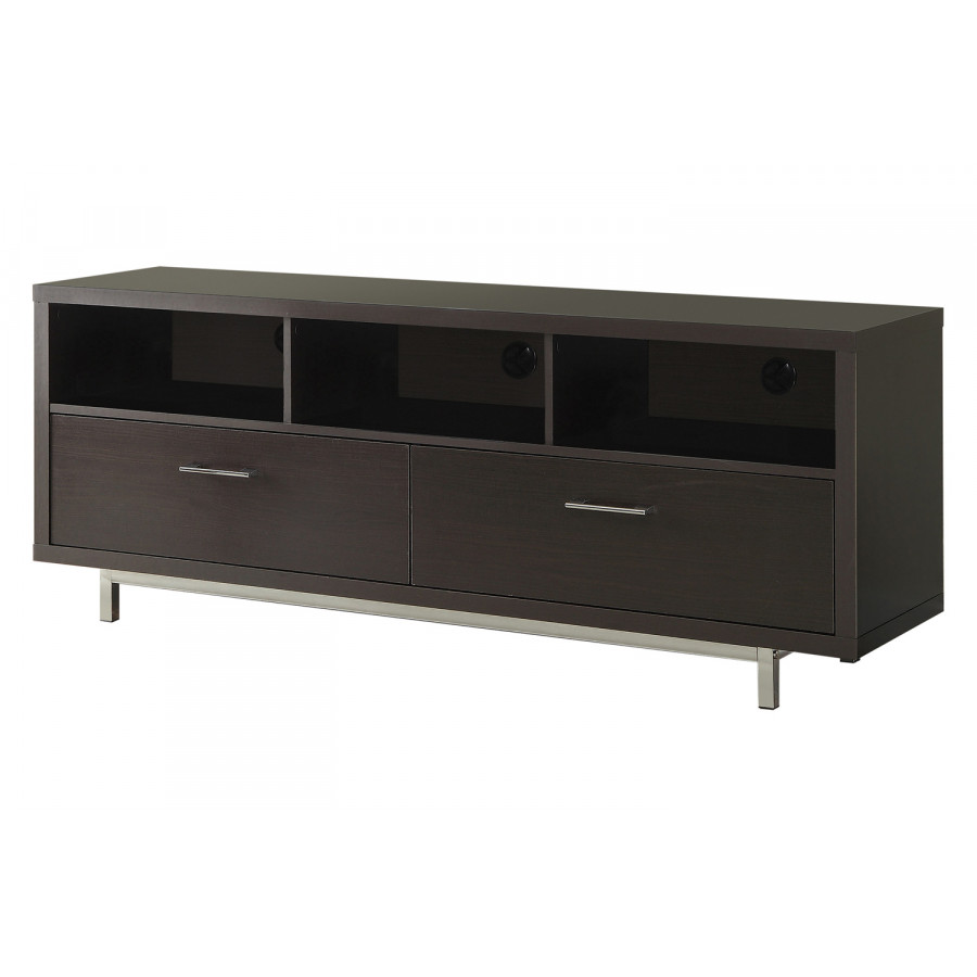 Coaster 2-Drawer Rectangular TV Console 701973 - Cappuccino