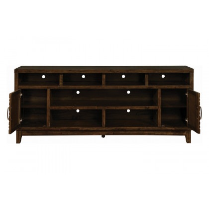 Coaster - 2-Door Rectangular TV Console in Rustic Mindy