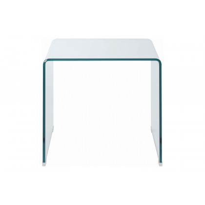 Coaster - Square End Table in Clear