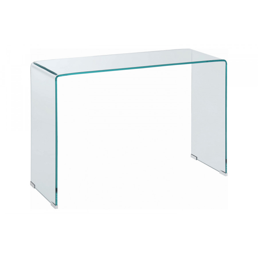 Coaster - Rectangular Sofa Table in Clear