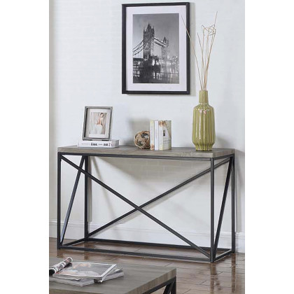 Coaster - Rectangular Sofa Table in Sonoma Gray