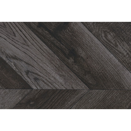 Coaster - Beckley Chevron End Table in Rustic Gray Herringbone