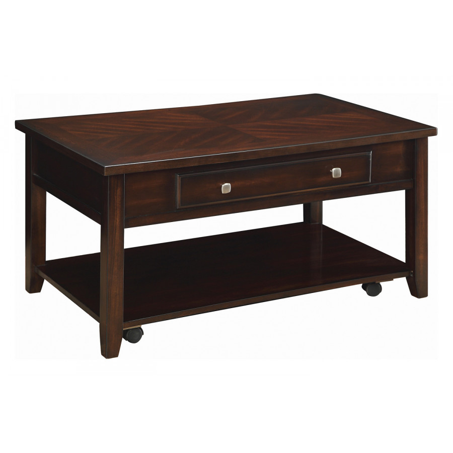 Coaster - Rectangular Lift Top Coffee Table in Walnut