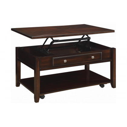 Coaster - Rectangular Lift Top Coffee Table in Walnut
