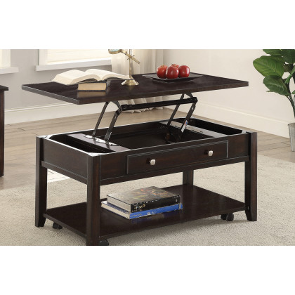 Coaster - Rectangular Lift Top Coffee Table in Walnut