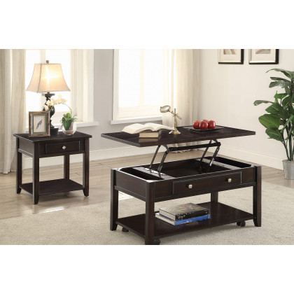 Coaster - Rectangular Lift Top Coffee Table in Walnut