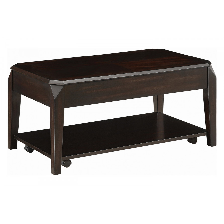 Coaster - Lift Top Coffee Table With Hidden Storage in Walnut