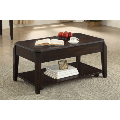 Coaster - Lift Top Coffee Table With Hidden Storage in Walnut