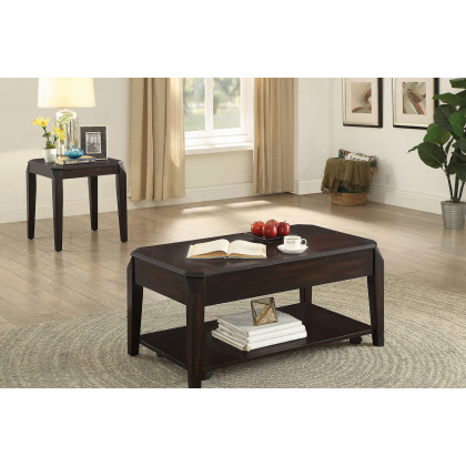 Coaster - Lift Top Coffee Table With Hidden Storage in Walnut