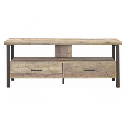 Coaster 59" 2-Drawer TV Console - Weathered Pine
