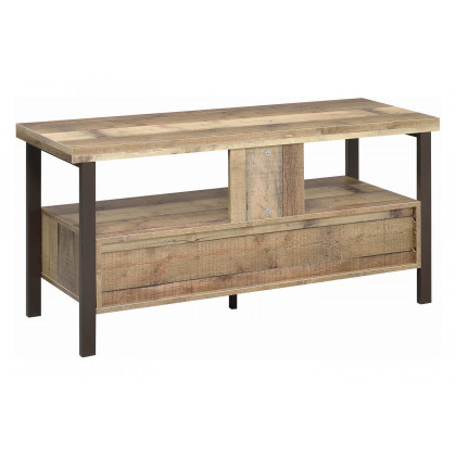 Coaster 48" 2-Drawer TV Console - Weathered Pine