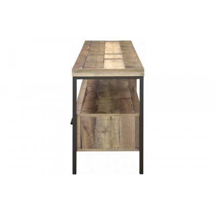 Coaster 71" 3-Drawer TV Console - Weathered Pine