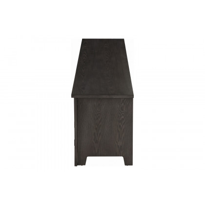 Coaster - 72" 4-Door TV Console in Dark Gray