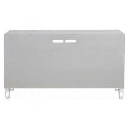 Coaster - 3-Drawer TV Console in Metallic Platinum